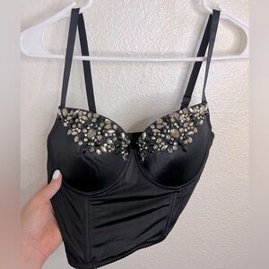 Bebe Corset Jewel Top